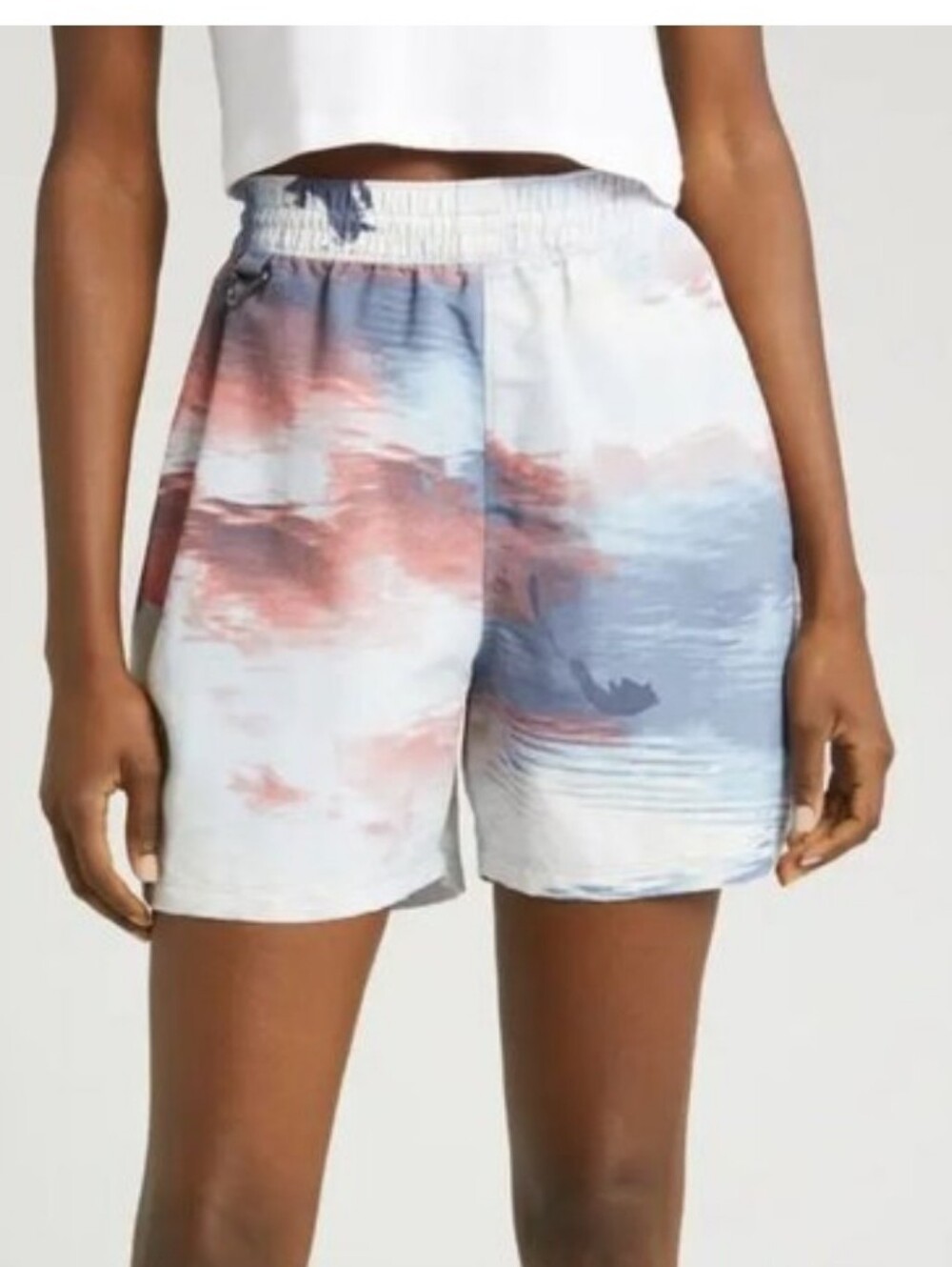 ACG X Nike Women's Cloud-Print Athletic Shorts - Multicolor